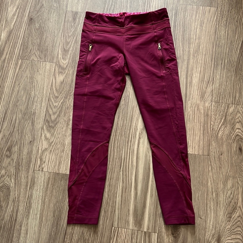 LULULEMON Maroon Leggings